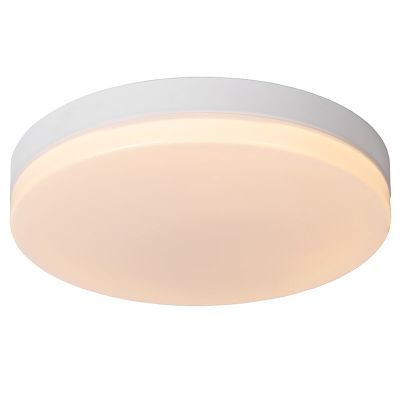 Candeeiro de teto para casa de banho de plástico branco, Biskit, 36W, LED 2700K, IP44