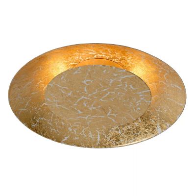 Plafon moderno dourado, Foskal, 6W, LED 2700K