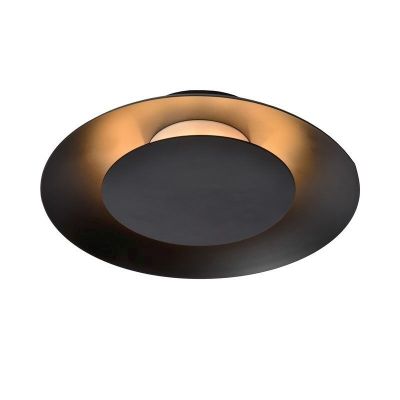 Plafon moderno preto, Foskal, 6W, LED 2700K