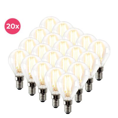 Pacote com 20 lâmpadas LED Sorna E14 dimerizáveis, 2700k, 3,5w