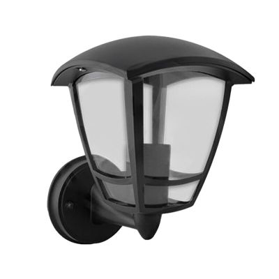 Candeeiro para exterior clássico preto, Sven, IP44