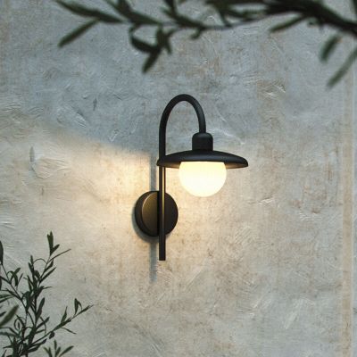 Candeeiro para exterior clássico preto, Berlo, IP44