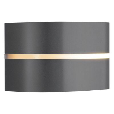 Candeeiro para exterior de alumínio antracite, Sibelis, IP44