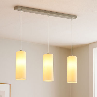 Candeeiro suspenso de vidro cromo, Hatice