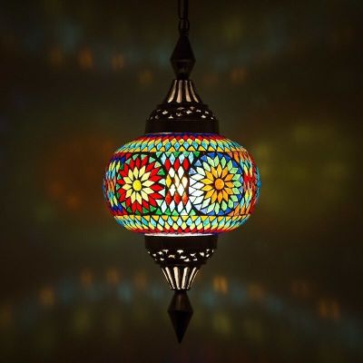 Candeeiro suspenso multicolorido oriental, Aicha