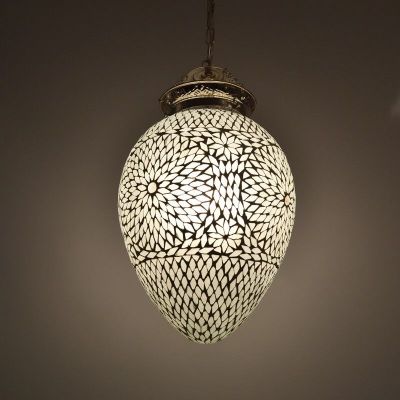 Candeeiro suspenso branco oriental, Isa