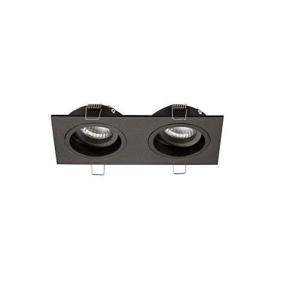 Foco de encastrar preto moderno, Bredal