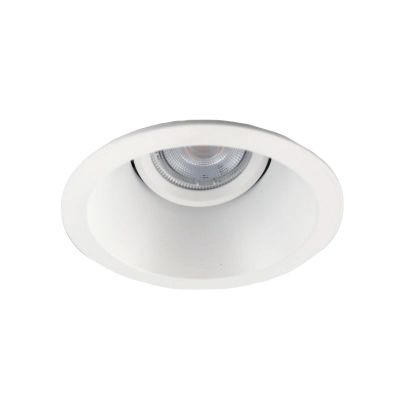 Foco de encastrar branco de alumínio, Tyron