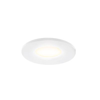 Foco de encastrar pequenos de alumínio branco, Philomena, 1,5W, LED 2700K, IP44