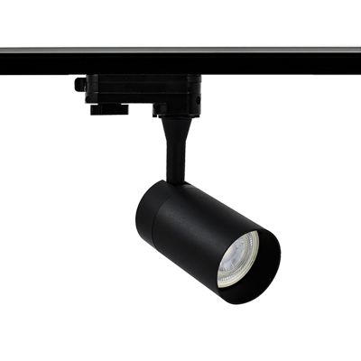 Refletor de trilho trifásico preto Ylva, Pro