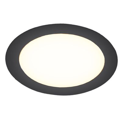 Downlight de alumínio preto, Umbriel, 6W, LED 4000K, IP44