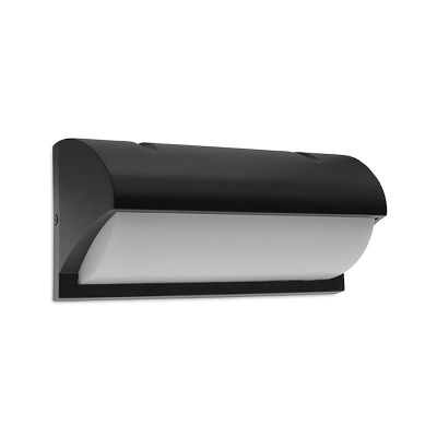 Candeeiro para exterior de alumínio preto, Rajko, 12W, LED 3000K, IP54