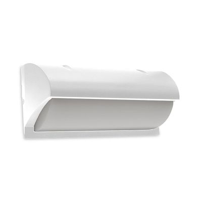 Candeeiro para exterior de alumínio branco, Rajko, 12W, LED 3000K, IP54
