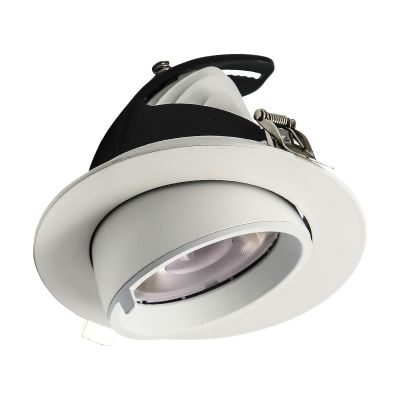Downlight de alumínio branco, Anjuli, 20W, LED white switch