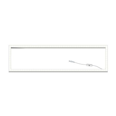 Luminária LED para teto suspenso de 30x120 cm - interruptor branco - 32W - 3173 lm - UGR <23