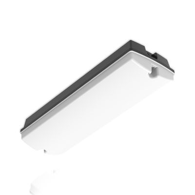 Candeeiro para escadarias de plástico preto, Pedram, 3W, LED 3000K, IP66