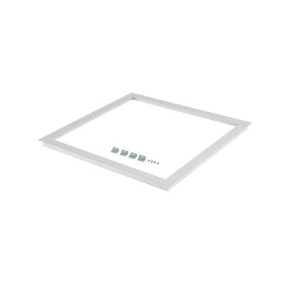 Moldura embutida para painéis de LED de 60x60 cm
