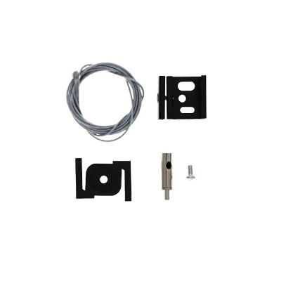 Conjunto de luminárias pendentes para teto suspenso, compatíveis com iluminação de trilho trifásica.