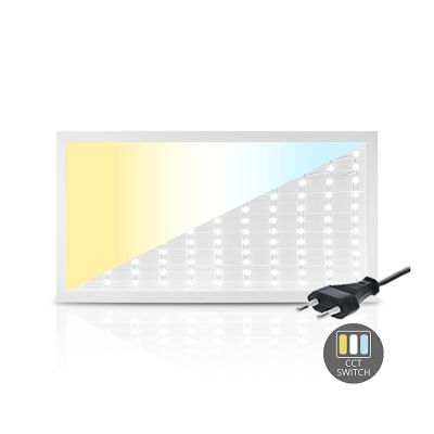 Painel LED 60x120 - 50W - interruptor branco - UGR<19 - retroiluminado