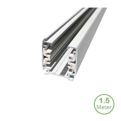 Trilho trifásico, 1,5 metros, branco, Pro