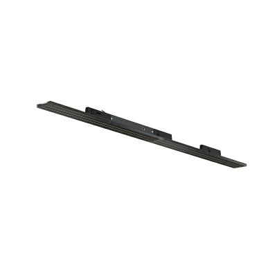 Luminária de trilho trifásica preta Tora, 27W/32W/37W/42W, interruptor branco, 120 cm, Pro