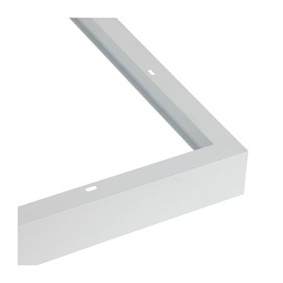 Moldura de encaixe branca para montagem em superfície, 62x62