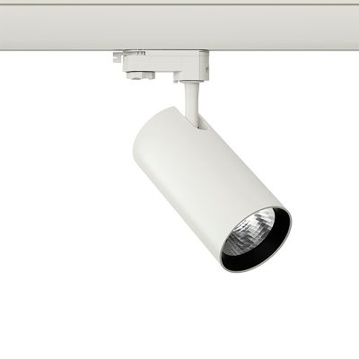 Refletor de trilho trifásico branco Esmiralda, 10W, 3000K, Pro