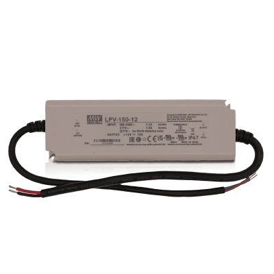 Driver de LED MeanWell 12V, 150W, IP67