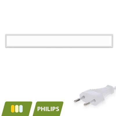 Painel LED 15x120 - 30W - interruptor branco - UGR<19 - retroiluminado