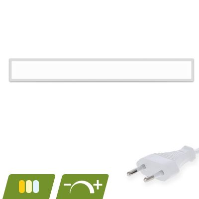 Painel LED 15x120 - 30W - interruptor branco - UGR<19 - dimerizável - retroiluminado