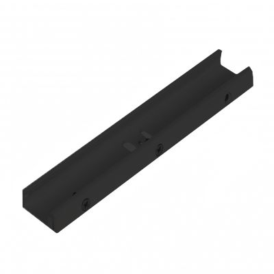 Sistema de suspensão para iluminação de trilho trifásica, 18 cm, preto, Pro