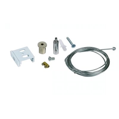 Conjunto de luminárias pendentes para trilho de iluminação trifásico, 2 metros, branco, Pro
