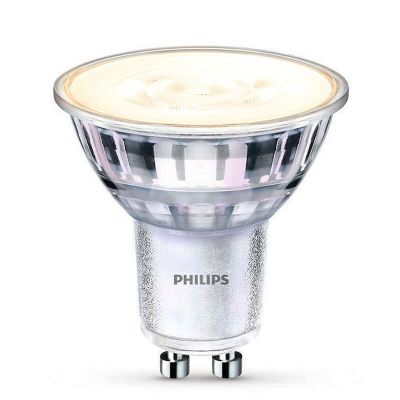 Lâmpada LED Philips GU10 dimerizável, Pascal, transparente, 4W, 2700K