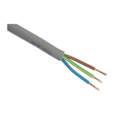 Cabo externo XMVK de 5 metros, 3 x 2,5 mm, cinza