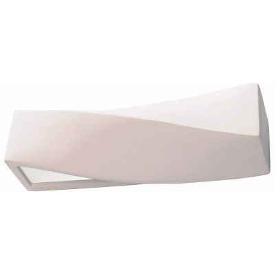 Candeeiro up down de vidro branco, Annick