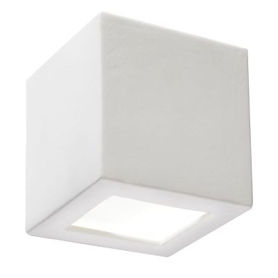 Candeeiro up down de vidro branco, Caitlin