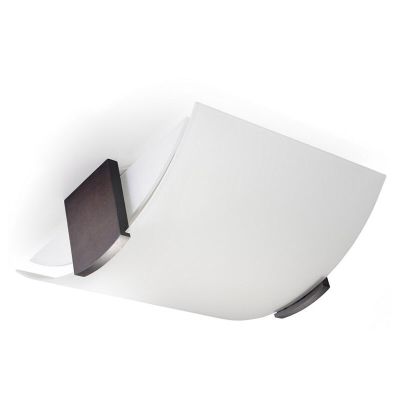 Candeeiro de teto de vidro branco, Marinus