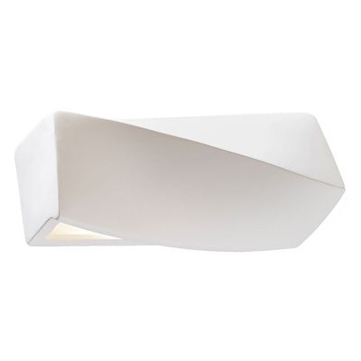 Candeeiro up down de vidro branco, Annick