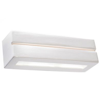 Candeeiro up down de vidro branco, Emmaly