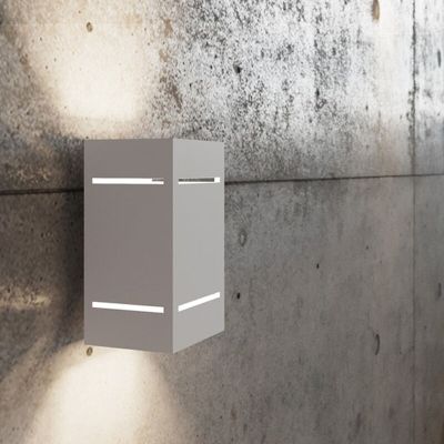 Candeeiro up down de alumínio branco, Janien