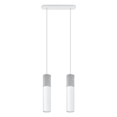 Candeeiro suspenso de betão cinzento, Fardou