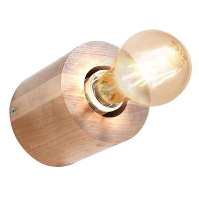 Foco de parede de madeira castanho, Anela