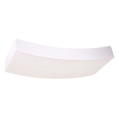 Aplique de parede de cerâmica branco, Lawrence