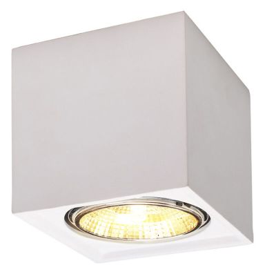 Aplique de teto de cerâmica branco, Madee
