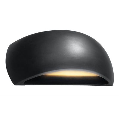 Candeeiro up down de vidro preto, Laurenz