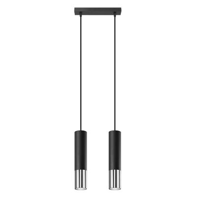 Candeeiro suspenso de alumínio preto, Hediye