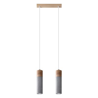 Candeeiro suspenso de betão cinzento, Ferron