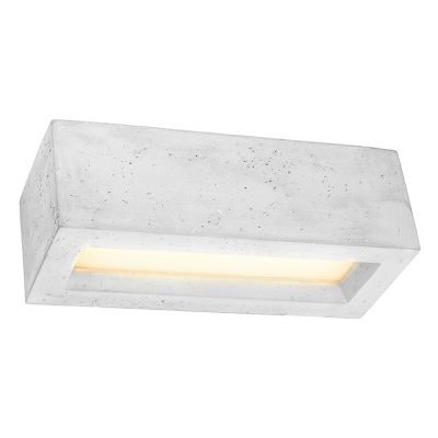 Candeeiro up down de betão cinzento, Emmaly