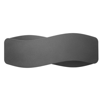 Candeeiro up down de alumínio preto, Keely
