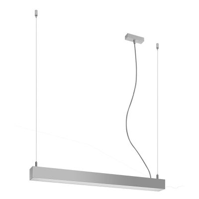 Candeeiro suspenso de alumínio cinzento, Mascha, 22W, LED 3000K